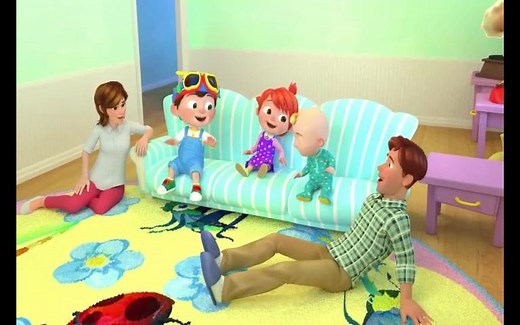 【英文儿歌】Laughing Baby with Family | Nursery Rhymes & Kids Songs - ABCkidTV