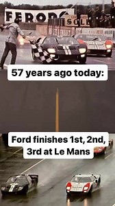 4.8K views · 34 reactions | On this day in 1966, three Ford GT40s...