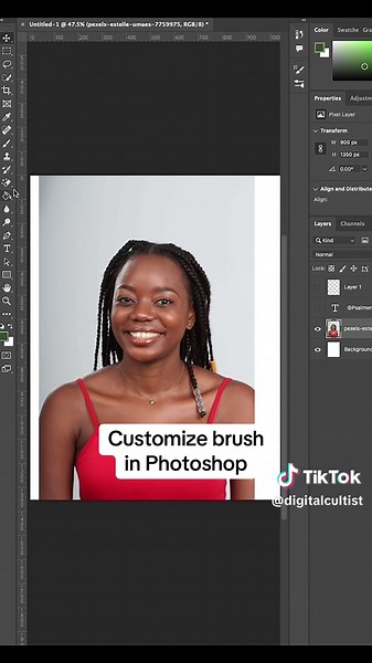 Customizing Brush in Photoshop Tutorial