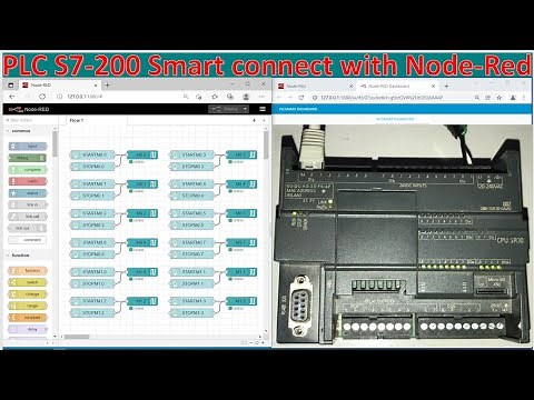 PLC S7 200 Smart connect with Node-Red
