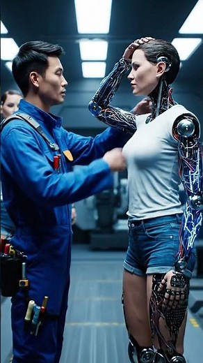 Robot Malfunction: Technician Gets Kicked Out #FutureTech #Robotics #Shorts