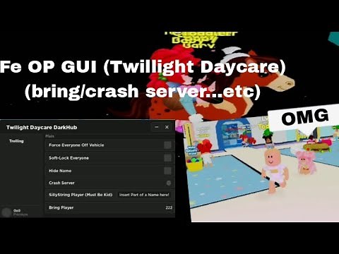 Roblox Fe Script Showcase | Fe OP Gui (twillight daycare) |Fluxus and Hydrogen