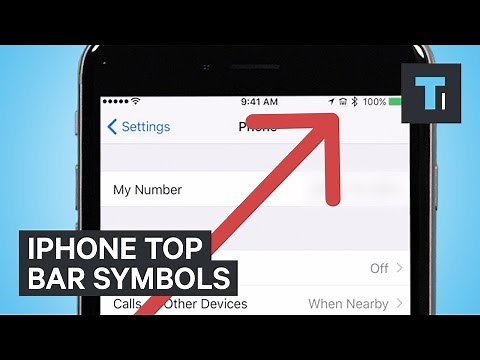 iPhone Top Bar Symbols, What Are They?