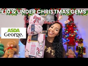 CHRISTMAS AT ASDA IN-STORE & ONLINE 🎄 £10 & Under Christmas Finds 💎 Budget - Friendly Haul ✨
