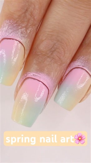 HOW TO Spring ombré sponge nail art tutorial 💅🏽 #sallyambassador #sallybeautypartner #COLORfest