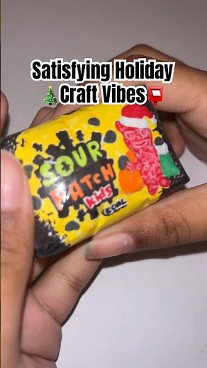 DIY Christmas Sour Patch Kids Paper Squishy 🎄 Perfect Stocking Stuffer!