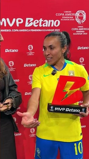 A Rainha do Futebol. A MVP Betano do Brasil 👑 Simplesmente, Marta Vieira da Silva 🔟🇧🇷