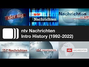 ntv Nachrichten Intro History (1992-2022)