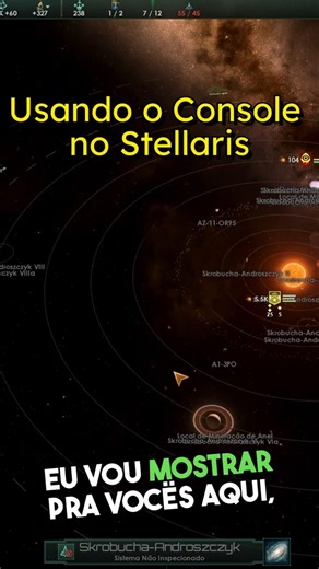 Usando o Console no #Stellaris #gameplay #astronomia #dicas #jogos #cheat #gamer #aliens #ovnis