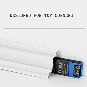 [Hot Item] Top Corner LED Aluminum Profile Luminous Gypsum Line Light Free Ceiling Corner Linear Profile Light