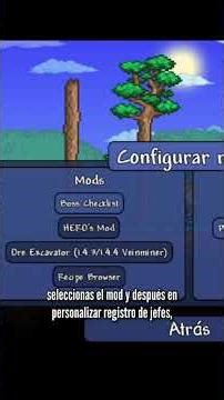 Mod BOSS CHECKLIST Terraria ÚSALO!!#terrariamods #terrariaguia
