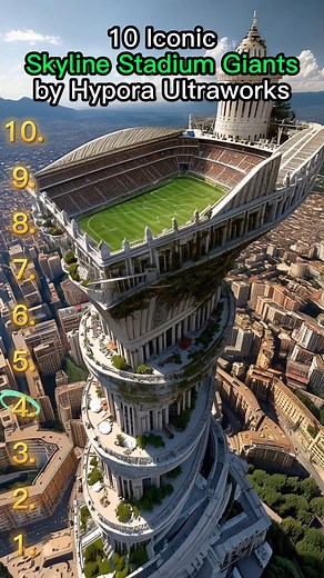 10 Iconic Skyline Stadium Giants (Comment your favorite) 🤔😲 | Hypora UltraWorks