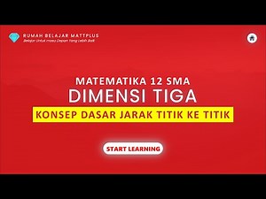 [DIMENSI TIGA] KONSEP DASAR JARAK TITIK KE TITIK