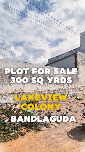 85K views · 967 reactions | Plot for Sale – 300 Sq Yards Clear Title | Spot Registry Dimension: 45 × 60 | 30 Ft Wide Road 25K per Sq Yard (Negotiable) Brokerage: 1% Lakeview Colony, Bandlaguda, Chandrayangutta, Hyderabad #reels #insta #short #shorts #hyderabad #trending #instagood #fyp #dubai #plot #plotforsale #bandlaguda ##chandrayangutta #crystaltownship #lakeviewcolony #hyderabadrealestate #homesweethome ##investment #realstateinvestor #realstateagent | Mohammed Ahmeduddin | Facebook