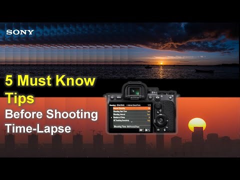 Sony LIVE | Simplified: Sony Alpha: Time-Lapse Settings