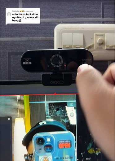 Webcam 2K Murah dengan Auto Fokus Aktif