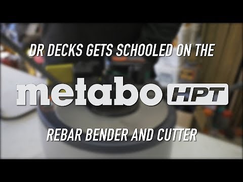 The Metabo HPT Rebar Bender and Cutter || Dr Decks