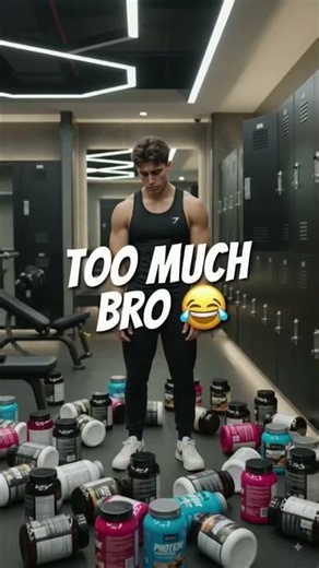 Bro Had WAY Too Much Protein 😂#gym #fitness #shorts #viral #bodybuilder