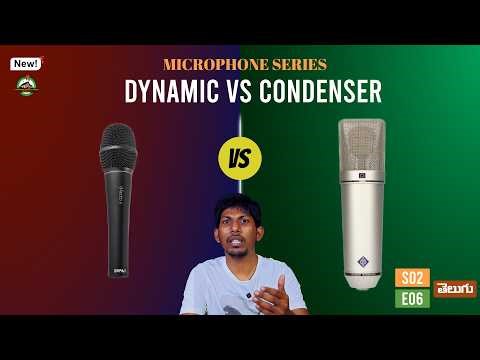 Dynamic vs Condenser Microphone | Which Mic is Best for Live Sound? Telugu S02E06