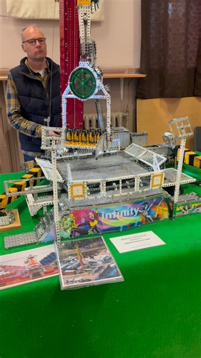 Check out this incredible fairground model self built by Michael Molden! this is entirely built of Meccano! #Meccano #contentcreator #foryoupageシ #fairgroundmodel | Franks' Fun Fair Photos