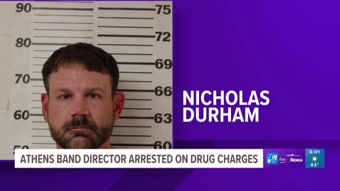 Athens ISD band director arrested on drug charges