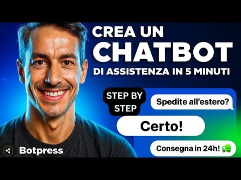 💬 Come Creare un Chatbot con Botpress in 5 Minuti | Guida Completa + Esempio Pratico #chatbot #ai#