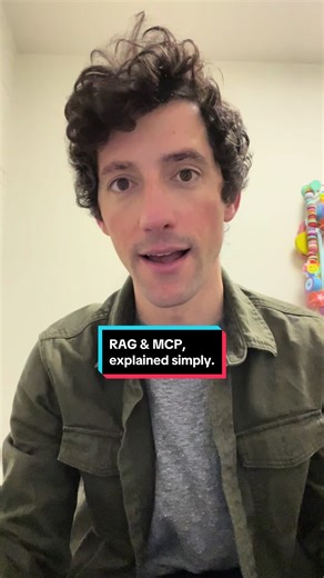 Two AI terms that sound complicated but aren’t: RAG and MCP. • MCP = the connector. It lets the model access your data • RAG = the process. It pulls the right info at the right time You don’t need to learn the acronyms. You need to understand the workflow. Then use it.