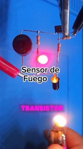 70K views · 2.2K reactions | Cómo hacer un sensor de Fuego  . . . #sensor #detector #fuego #Transistor #led #buzzer #proyectos #comohacerunsensor #comohacer #electronica #sensordefuego #tips #Amazing #casero #escolar #universidad #ajilatech #parati #reels | AJILA TECH | Facebook