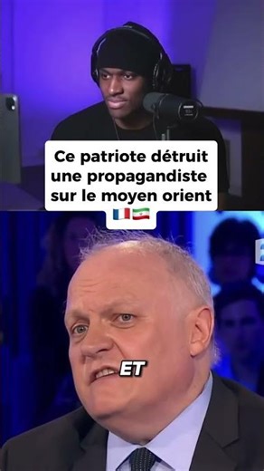 This patriot destroys a propagandist about the Middle East 👏 #france #iran #asselineau