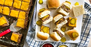Cheeseburger Sliders for a Crowd