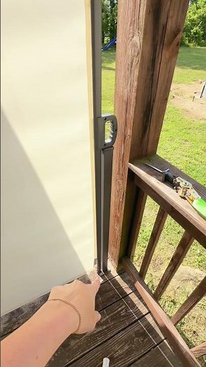 Ultimate Deck Privacy Hack: Install This Retractable Screen Now #HomeImprovement #PrivacyScreen