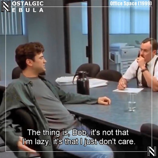 Happy birthday to Ron Livingston! 🎞 Office Space (1999) ✒ Mike Judge 🎬 Mike Judge 🎥 Ron Livingston, Jennifer Aniston, David Herman, Ajay Naidu, Diedrich Bader, Stephen Root, Gary Cole, Richard Riehle, Alexandra Wentworth, John C. McGinley, Joe Bays, Paul WillsonGreg Pitts, Todd Duffey, Michael McShane 🎵 John Frizzell | Nostalgic Nebula