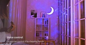 Watch Galaxy Projector Star Night Light - 3-in-1 Moon Star on Amazon Live