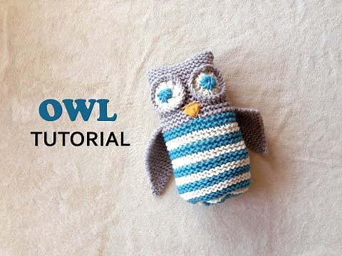 Owl Toy Tutorial [Loom Knitting]
