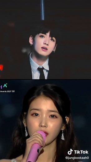 Jungkook first love #iu #jungkook #jungkookaah0 #fyp #viral Jungkook reaction to iu
