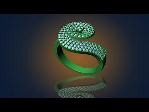 How to make 3D gemvision jewelry design matrix (Part 1) || Design Channel