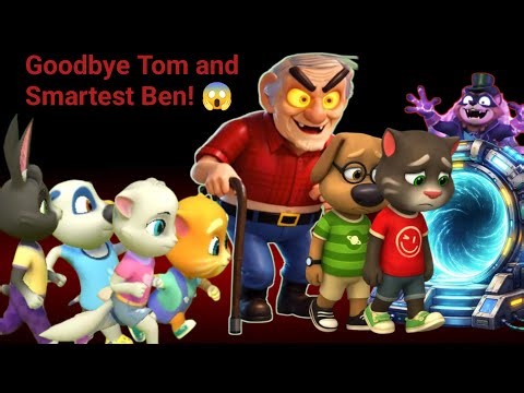 Goodbye Tom and Smartest Ben! My Talking Tom Friends2 😨 Evil Grandpa Took Them to His Digital House