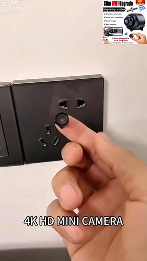 49K views · 149 reactions | Help! So Much Security!  Introducing our Mini Full HD 4K Security Camera - a super reliable and tiny home protector! • As small as a palm, it can be hidden anywhere ✨ Thieves won't notice it at all!  Captures every detail clearly with 4K ultra-clear resolution, day or night!  View footage remotely on your phone anytime With this camera, you'll feel extremely secure! Hurry and get it!  | Resolutionp. | Facebook