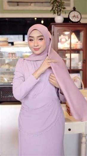 Gaya Tudung Bawal Sejuk Mata, Mudah dan Santai! #hijabfashion