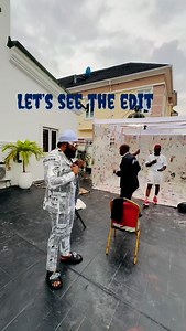 How I wore newspaper clothes to make a content, on a newspaper background in my home studio. Let’s see the edit. #repost #kceerepostchallenge Happy Sunday to everyone have a wonderful week ahead BMK TO THE WORLD 🌎 | kcee