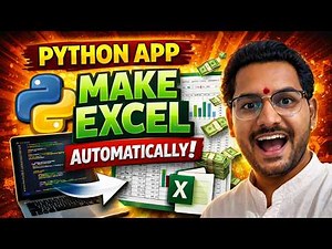 Automatic Excel Tool | python programming Course | Python for beginners | Learn Python 07