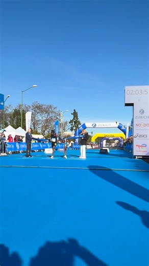 Zurich Maratón de Sevilla on Instagram: "Photo Finish victory!!! #ZurichMaratónSevilla26🏆 MEN: 🥇 Tola Shura Kitata 🇪🇹2:03:59 🥈 Abderehman Asrar Hiyrden 🇪🇹 02:03:59 🥉Bikila De Ene Hailu🇪🇹2:04:15"