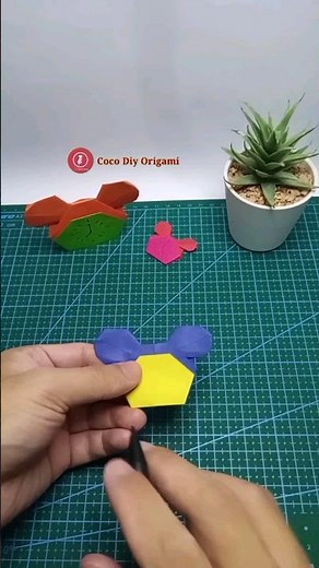 DIY MICKEY ALARM CLOCK | PAPER CLOCK | JAM KERTAS MICKEY MOUSE#diy #origami #mickeymouse