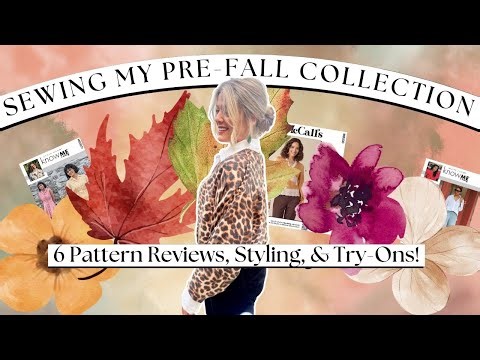 I Sewed 7 Fall Styles | Sew or No? 6 Detailed Fall Pattern Reviews! 🍁✨ #fallclothes #teddyblake
