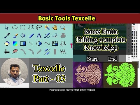 Texcelle Part-03/Saree Butta Compleat Editing , #education #textile #clothing #graphics #fashion