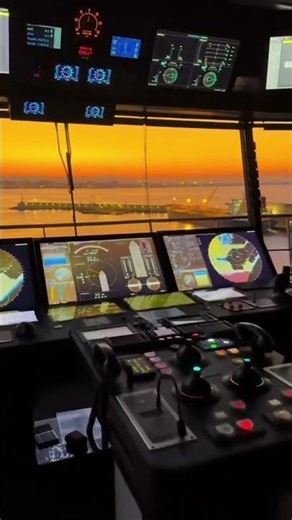 🚢 Most Advanced Ship Bridge in the World! 🤯 | Offshore Vessel Full of High-Tech Monitors!#shorts