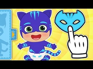 BABY PJ MASKS Gameplay with Catboy and Owelette PJ Masks ❤️ Baby Cartoons Games