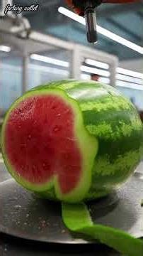 Modern Agriculture: How Millions of Giant Watermelons are Processed in Factory #agriculturalproduct