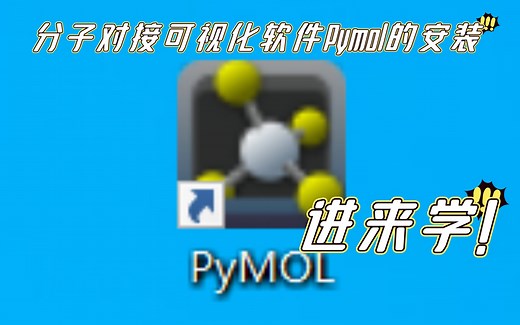 [分子对接]pymol的安装与激活