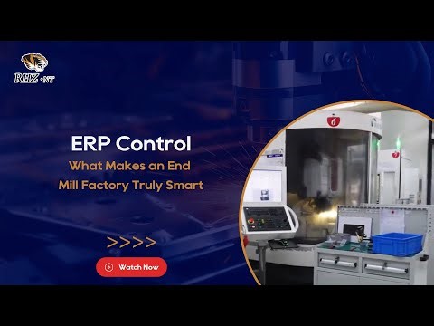 Inside Our Smart Factory: How We Produce High-Precision End Mills with ERP Control | Cutting Tools
